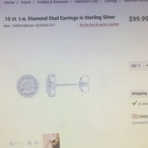 Diamond Stud Earrings